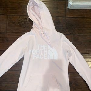 Pink North Face Hoodie